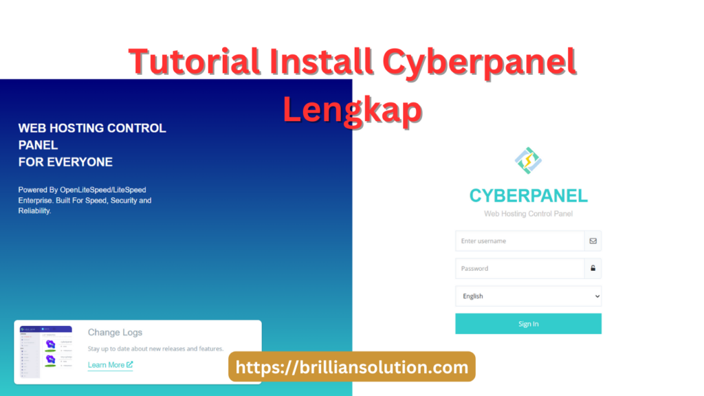 Tutorial Install Cyberpanel Lengkap