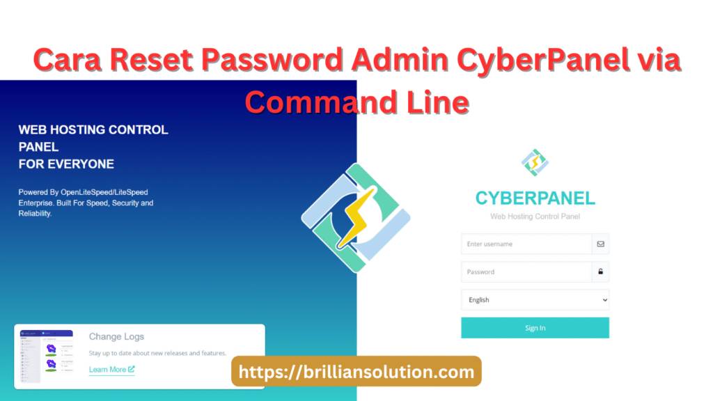 Cara Reset Password Admin CyberPanel via Command Line